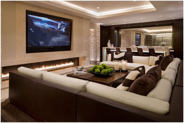 Living Room with TV